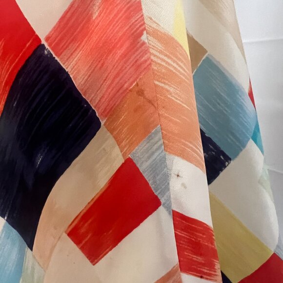 Alice + Olivia 100% Silk Patterned Skirt Size 6 - Picture 7 of 7